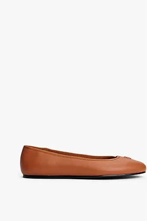 Tommy Hilfiger Ballerine in pelle con monogramma TH