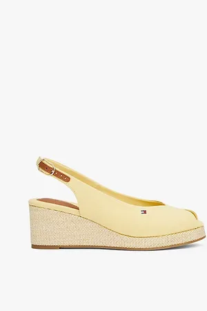 Tommy Hilfiger Sandali espadrillas in tela con plateau