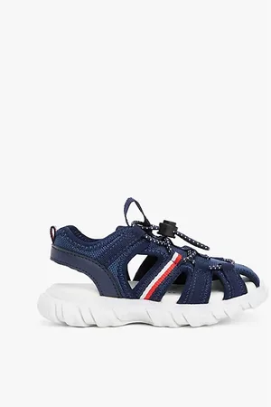 Tommy Hilfiger Sandali con lacci in corda e tiralacci