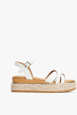 Tommy Hilfiger Sandali con plateau e fascette incrociate