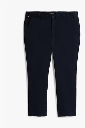 Tommy Hilfiger Pantaloni chino Denton con taglio dritto in raso
