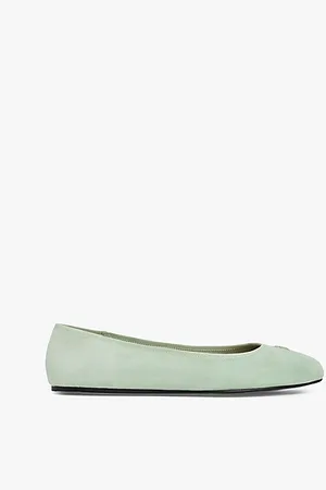 Tommy Hilfiger Ballerine in camoscio con monogramma TH