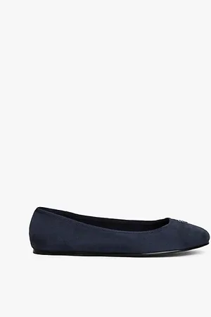 Tommy Hilfiger Ballerine in camoscio con monogramma TH