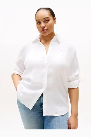 Tommy Hilfiger Camicia Curve relaxed fit in lino