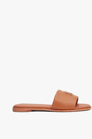 Tommy Hilfiger Mule in pelle con monogramma TH