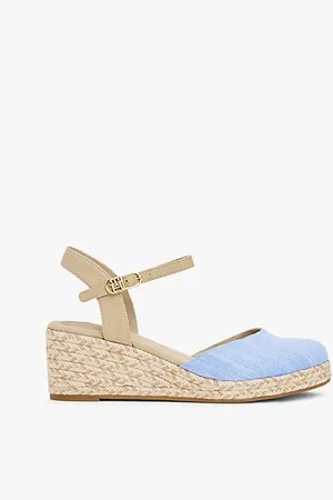 Tommy Hilfiger Espadrillas in chambray con plateau