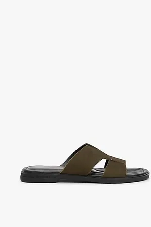 Tommy Hilfiger Mule Premium in pelle con motivo cut out