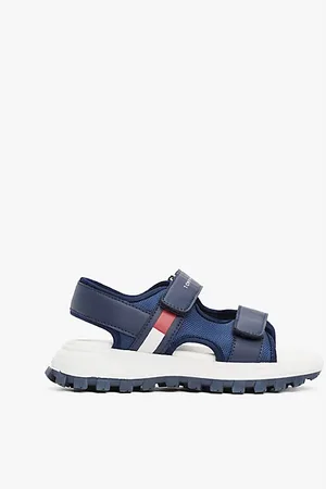 Tommy Hilfiger Sandali antiscivolo a strappo con logo