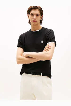 Tommy Hilfiger T-shirt con monogramma TH a contrasto