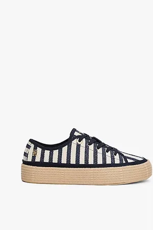Tommy Hilfiger Sneakers a righe con intersuola in corda