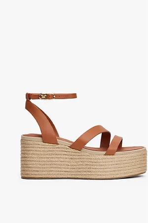 Tommy Hilfiger Espadrillas in pelle con plateau
