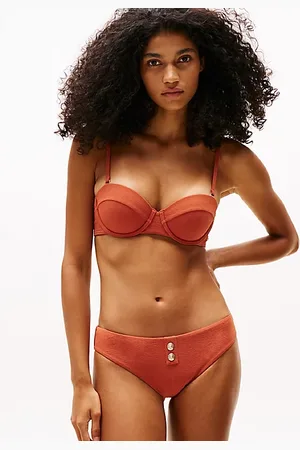 Tommy Hilfiger Top bikini a balconcino con ferretti