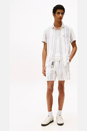 Tommy Hilfiger Shorts larghi a righe in rilievo