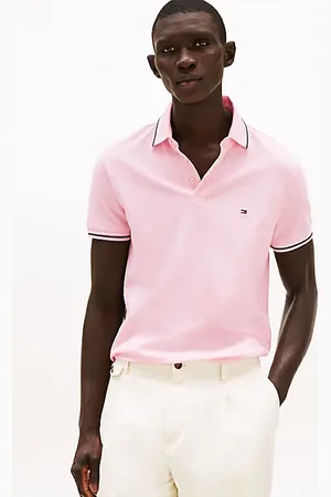 Tommy Hilfiger Polo slim fit con bordi a righe