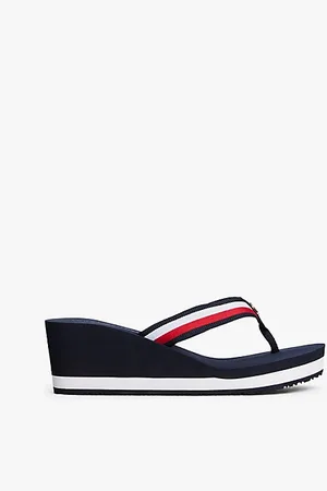Tommy Hilfiger Sandali Corporate con plateau
