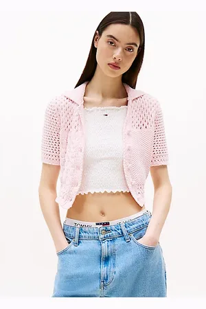 Tommy Hilfiger Cardigan in maglia a maniche corte
