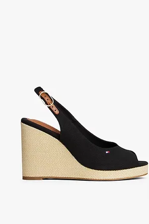 Tommy Hilfiger Sandali espadrillas con plateau e cinturino