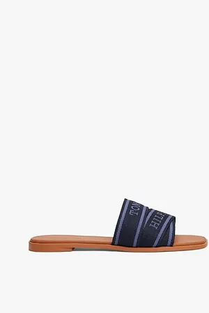 Tommy Hilfiger Mule con logo intessuto sulla fascetta