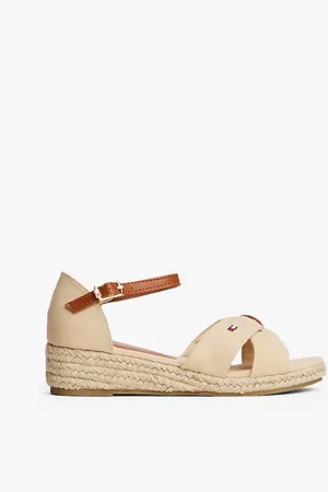 Tommy Hilfiger Sandali con plateau e dettagli in corda