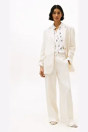 Tommy Hilfiger Pantaloni larghi in misto lino