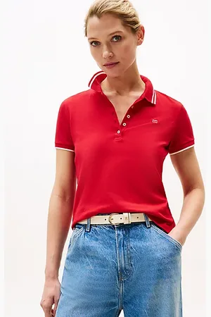 Tommy Hilfiger Polo slim fit con bandierina a contrasto