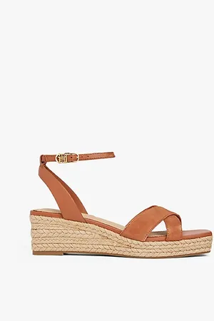 Tommy Hilfiger Espadrillas in pelle con plateau e monogramma