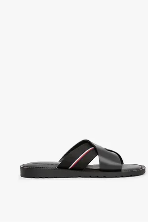 Tommy Hilfiger Sandali in pelle con suola antiscivolo