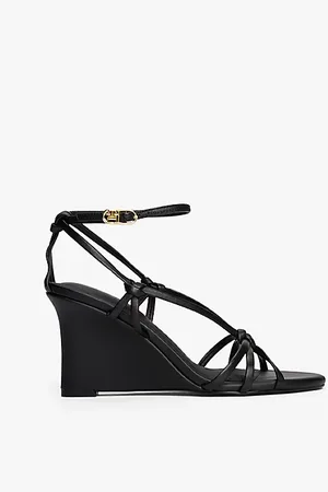 Tommy Hilfiger Sandali in pelle con plateau e cinturini