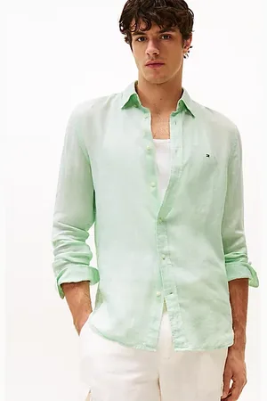 Tommy Hilfiger Camicia regular fit in puro lino