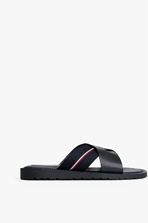 Tommy Hilfiger Sandali in pelle con suola antiscivolo