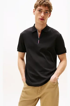 Tommy Hilfiger Polo regular fit con zip iconica