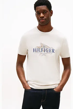 Tommy Hilfiger T-shirt con logo tropicale