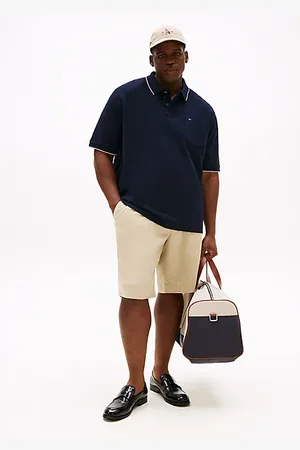 Tommy Hilfiger Shorts chino Plus Brooklyn in misto lino