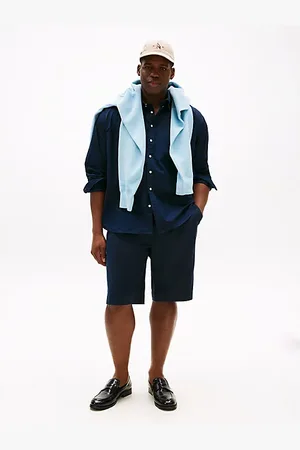 Tommy Hilfiger Shorts chino Plus Brooklyn in misto lino