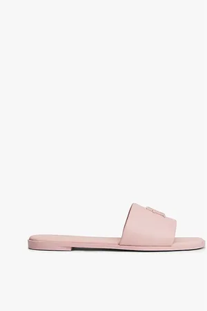 Tommy Hilfiger Mule in pelle con monogramma TH
