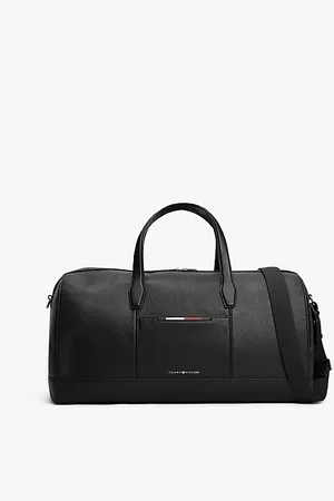 Tommy Hilfiger Borsone con finitura zigrinata e logo