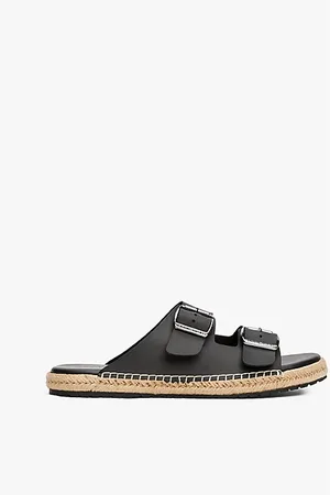 Tommy Hilfiger Sandali in juta con pelle