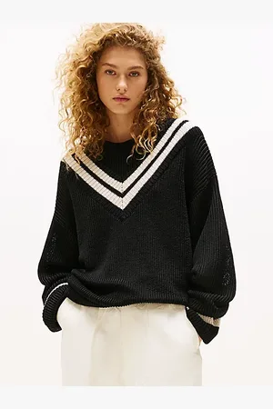 Tommy Hilfiger Pullover The Runaway Collection oversize a righe