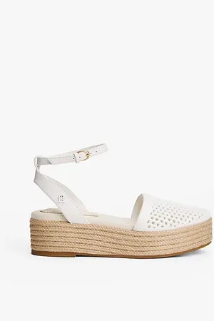 Tommy Hilfiger Espadrillas in maglia a rete con suola alta