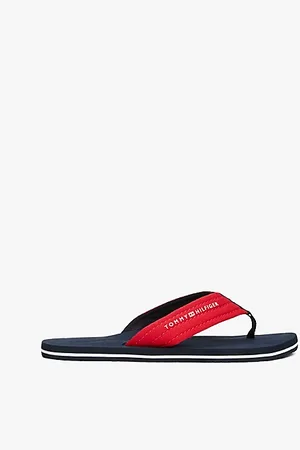 Tommy Hilfiger Sandali infradito con logo su nastro