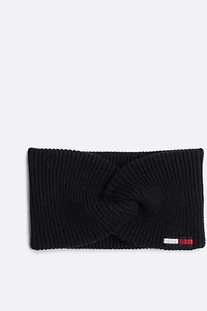 Tommy Hilfiger Fascia paraorecchie con bandierina allungata