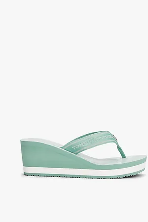 Tommy Hilfiger Sandali infradito con plateau e righe