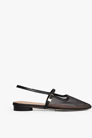 Tommy Hilfiger Ballerine in rete con tacco arrotondato