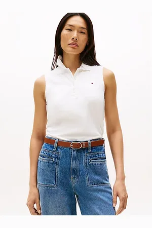 Tommy Hilfiger Polo 1985 slim fit senza maniche