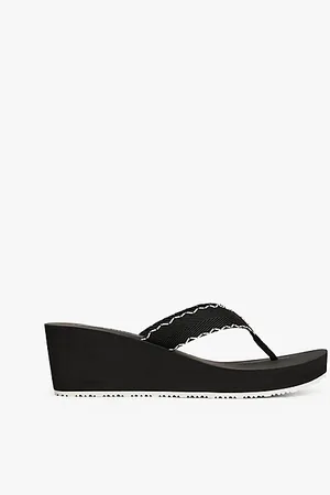 Tommy Hilfiger Sandali infradito con plateau e monogramma TH