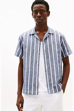 Tommy Hilfiger Camicia regular fit a righe e maniche corte