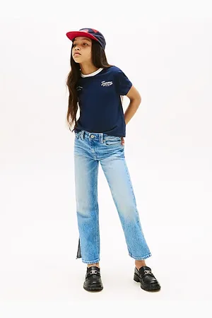 Tommy Hilfiger Jeans Girlfriend fit dritti sbiaditi