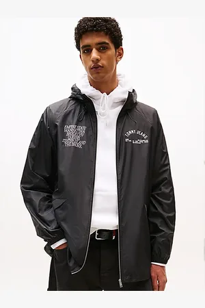 Tommy Hilfiger Giacca a vento relaxed fit con logo sul retro