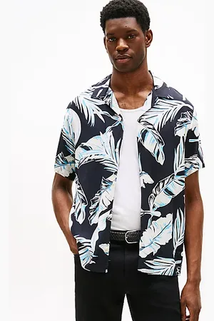 Tommy Hilfiger Camicia regular fit leggera a maniche corte