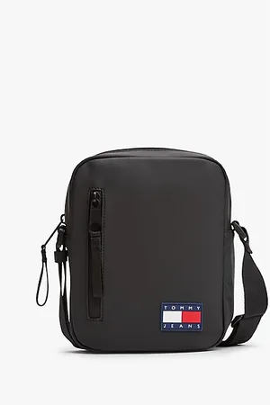 Tommy Hilfiger Borsa reporter con logo gommato
